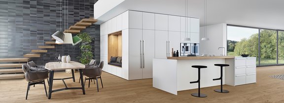 SCHWEIER Küchen-Design-Ideen in Fremdingen | Header Küchenhersteller LEICHT Modell BONDI-E XYLO